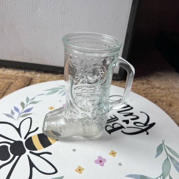 Anchor Hocking Glass Cowboy Boot Mug. - Picture 3 of 17